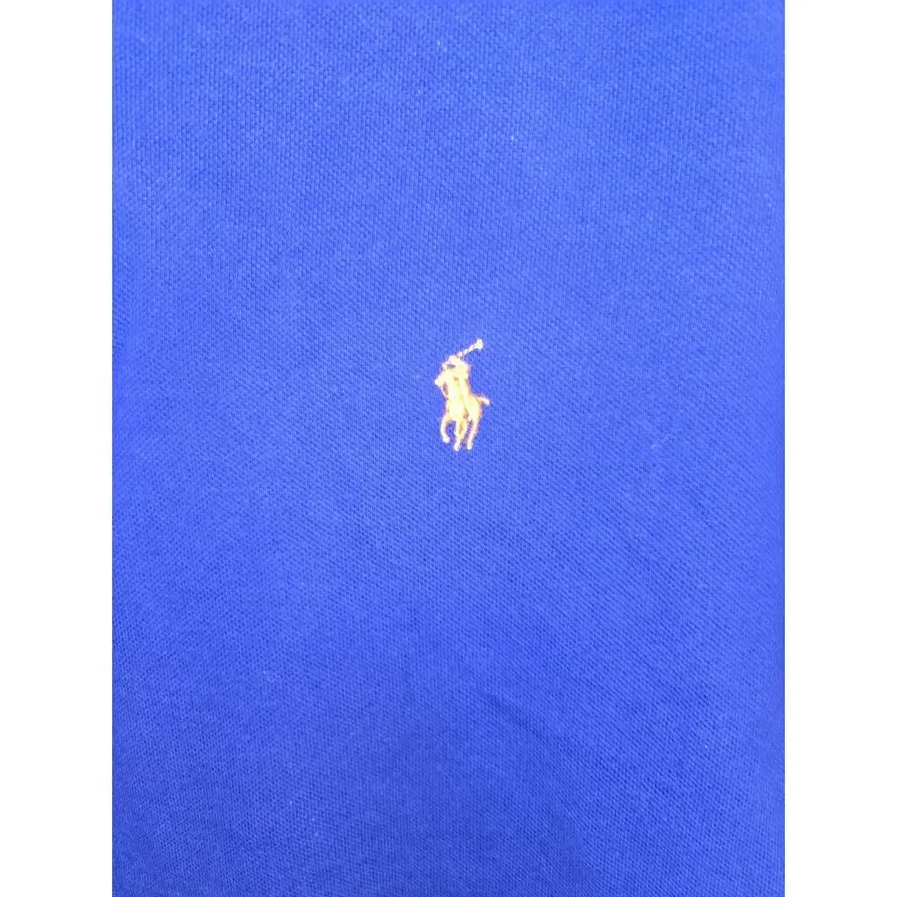 Polo Ralph Lauren Polo Shirt, Short Sleeve, Blue, 100% Cotton, Men's Size Medium